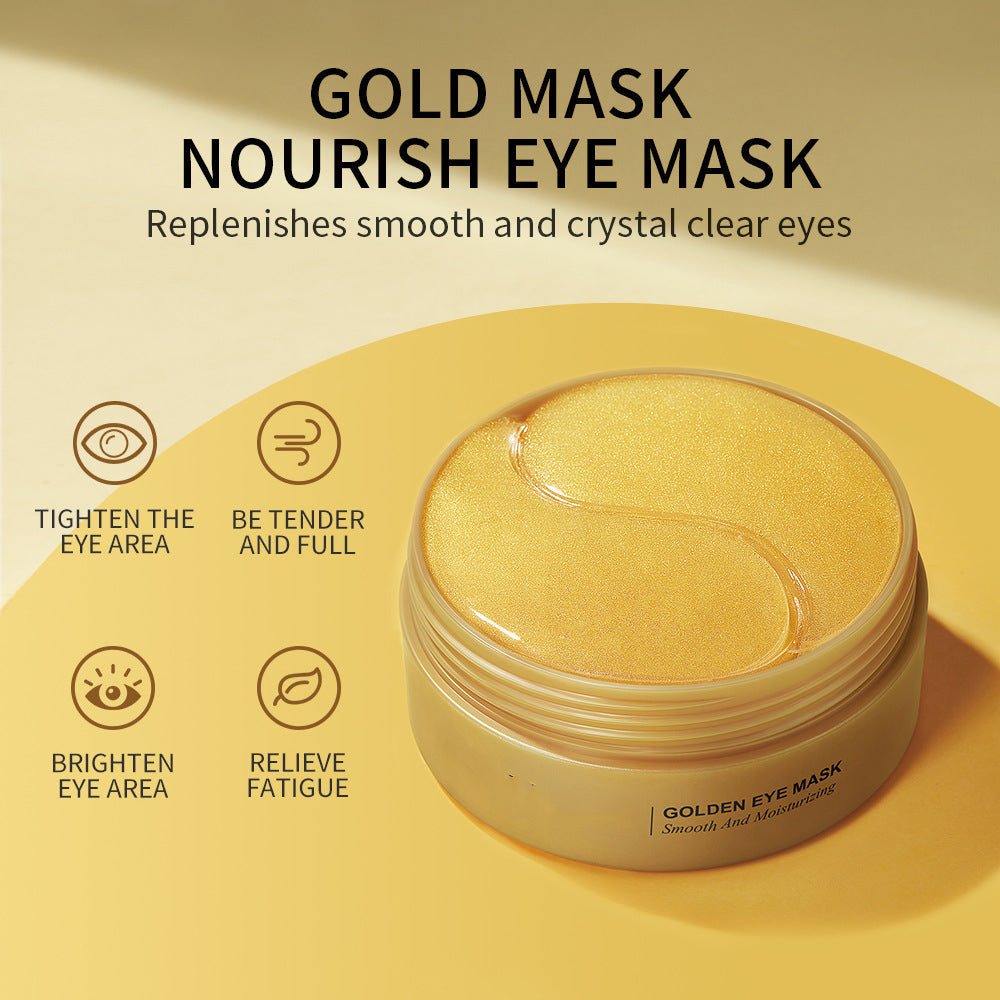 Gold/Avocado Brightening and Moisturizing Eye Mask