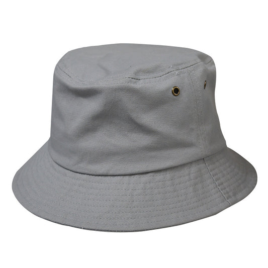 Cotton Solid Colour Vented Bucket Hat