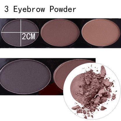 MISS ROSE 144 color 3 color 3 Color Eyeshadow blush eyebrow makeup makeup makeup kit