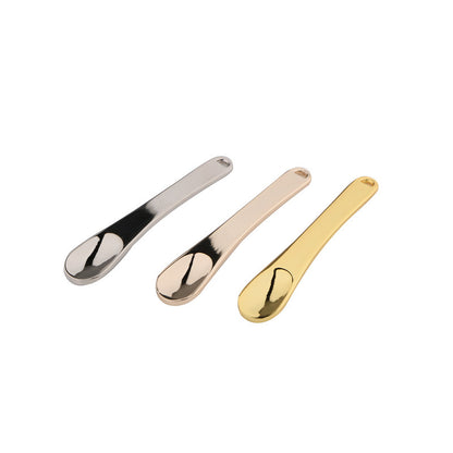 Zinc alloy cosmetic spoon