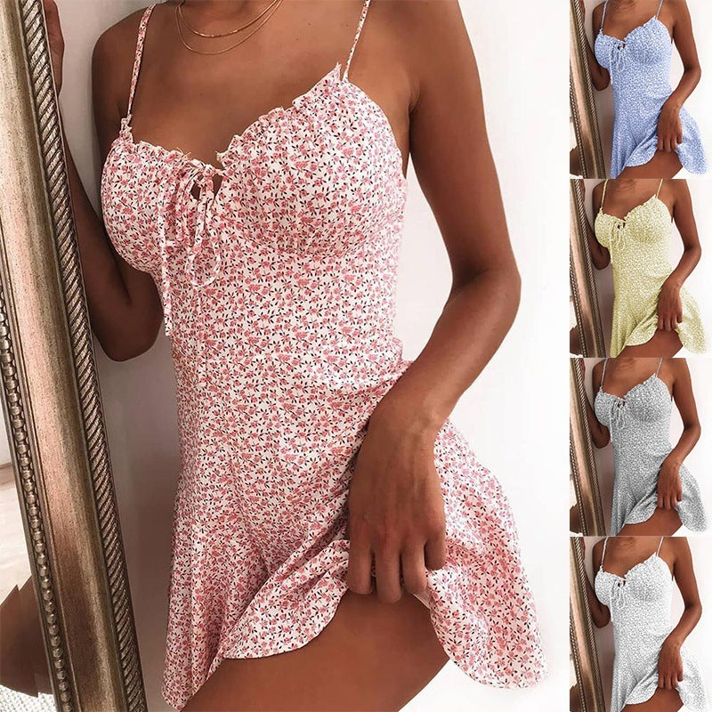 Floral Print Summer Mini Dress