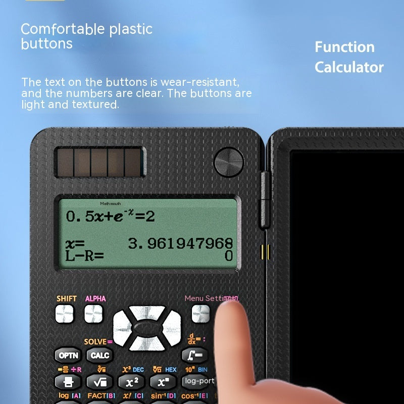 2 In 1 Foldable Scientific Calculator/Handwriting Tablet