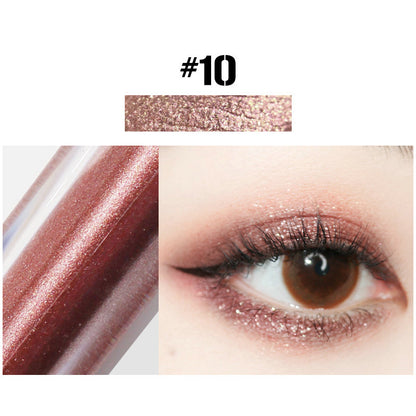 Pearly glitter liquid eye shadow