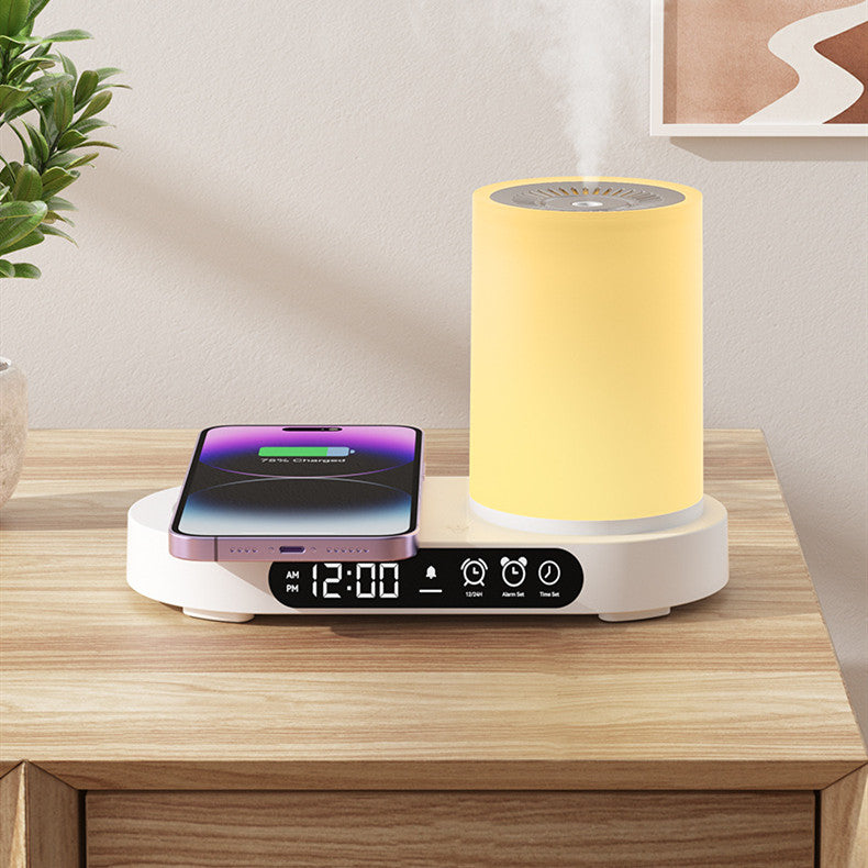 Usb Desktop Colorful Home Smart Aroma Diffuser Heavy Fog Wireless Charger