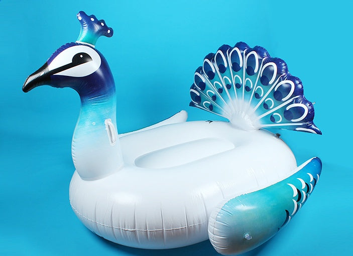 Giant Peacocks Inflatable Beach Mattress