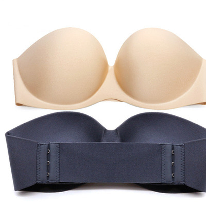 Black or Cream Soft Seamless Bra