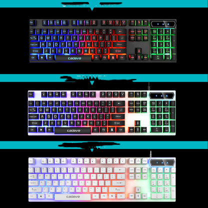 Colorful RGB Backlit Gaming Usb Wired Gaming Keyboard