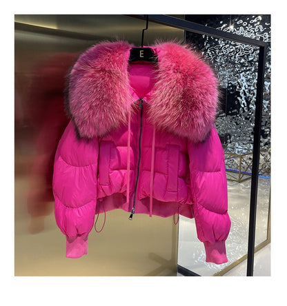 Fur Collar Duck Down Coat