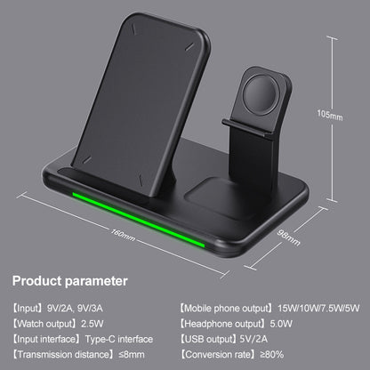 15W Four-in-one Wireless Charger