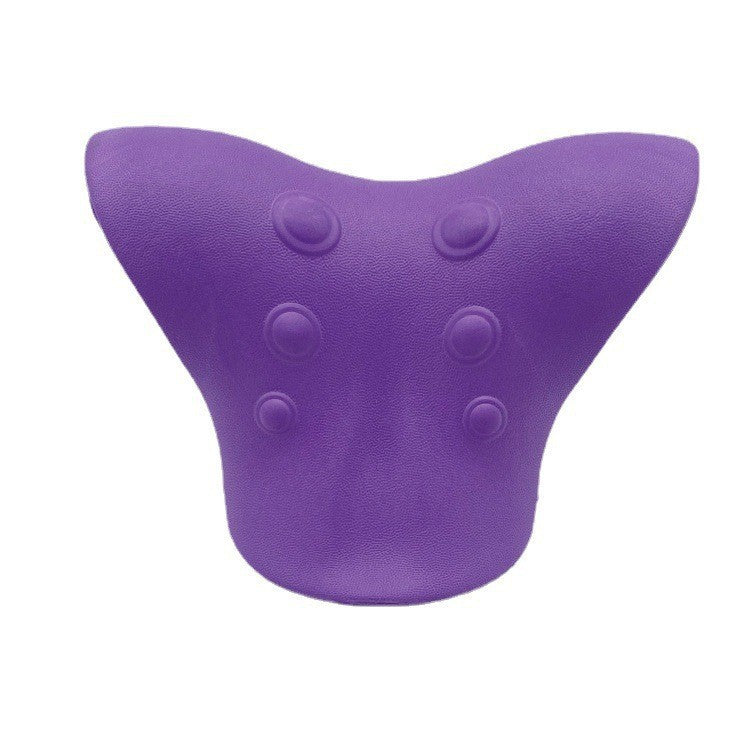 C-shaped Cervical Spine Massage Pillow Finger Pressure Point Traction