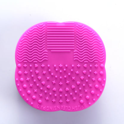 Makeup brush cleaning pad cleaning pad