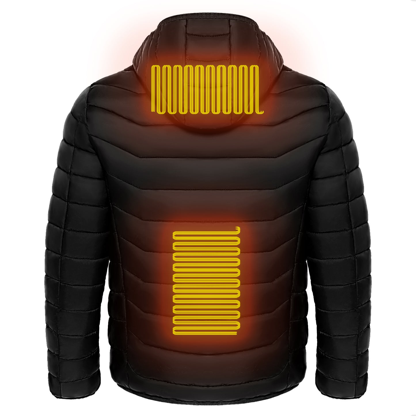 9 Heat Zones Heated Puffer Jacket