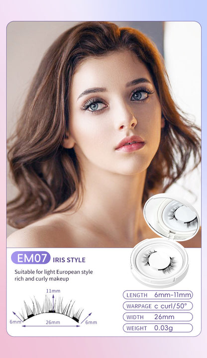 Magnetic Suction Natural Eyelashes