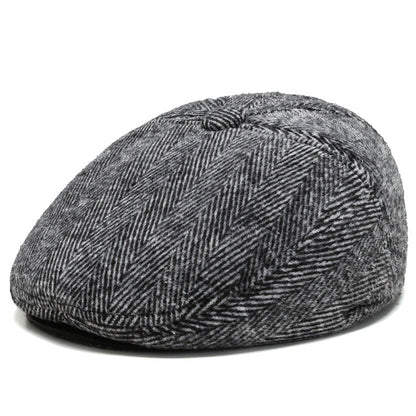 Fashionable Warm Ear Protection Flat Cap