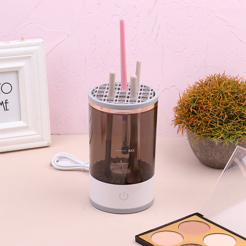 Eye Shadow Brush Cleaning Tool Portable Electric Makeup Brush Cleaner Machine With USB Charging Automatic Cosmetic Brush