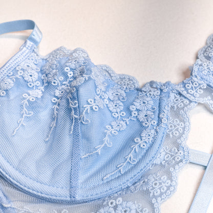 Baby Blue Lingerie Set