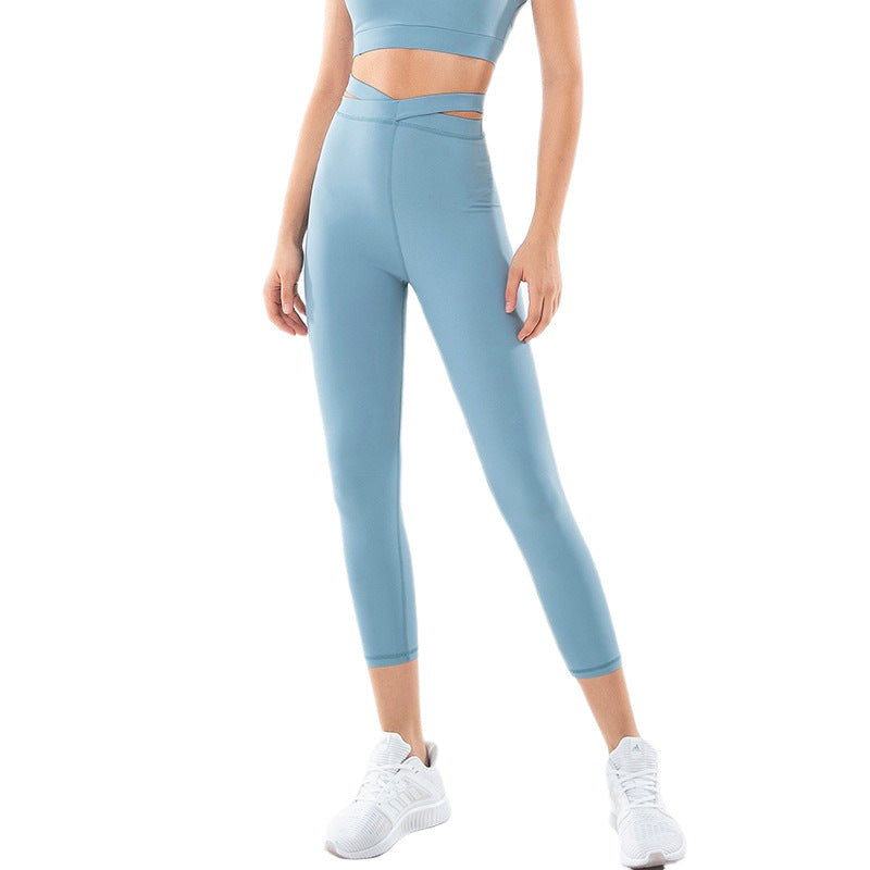 Waist Strapping Detail Leggings