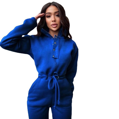 Half Zip Jumpsuit