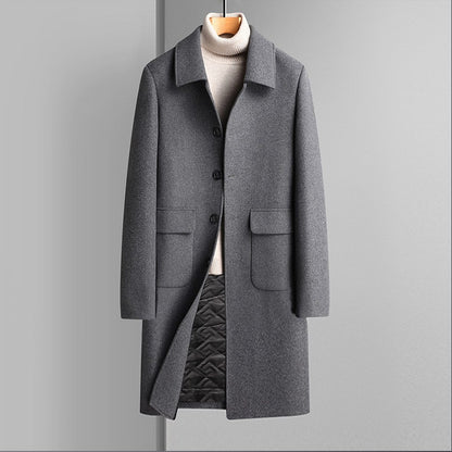 Korean Style Casual Winter Thickened Velvet Woolen Coat