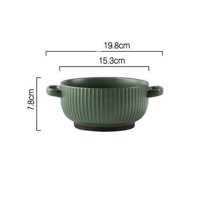 Wind Simple Bowl And Plate Combination Tableware And Tableware