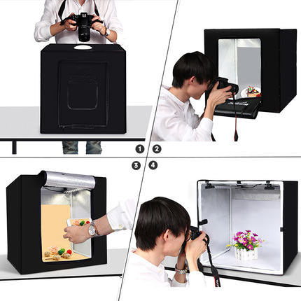 LED studio 60cmLED light box studio suit small LED photo box