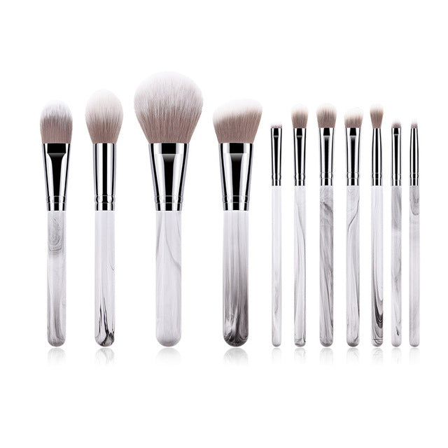 Wooden handle Microcrystalline Wire 11 makeup brush sets