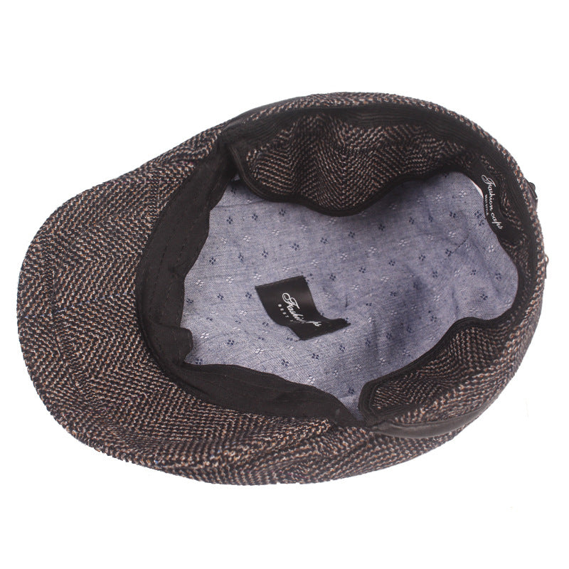 Cotton Ear Flaps Flat Cap