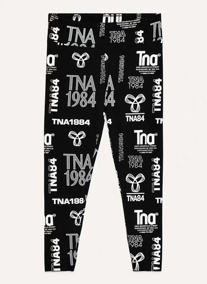 Letter Print Yoga Leggings