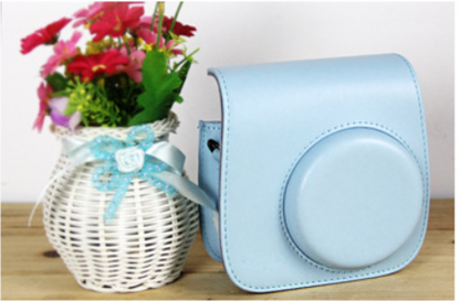 instax camera mini Leather camera bag protect case small pu camera shoulder bag