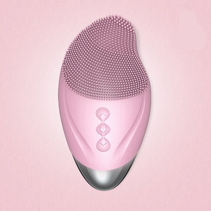 Heated Silicone Ultrasonic Facial Cleanser