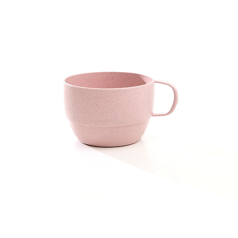 Wheat straw milk coffee cup