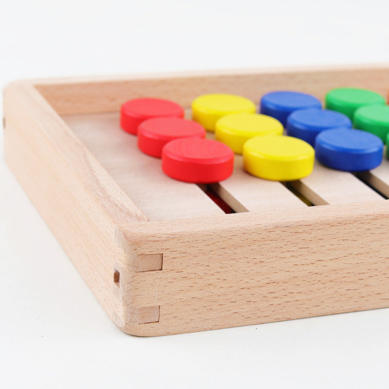 Wooden Seven-color Early Childhood Games Logic Thinking Educational Toys