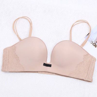 Solid Colour Plunge Bra