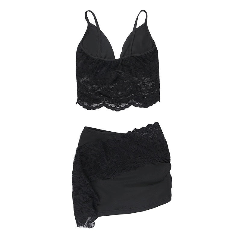 Camisole Lace Stitching Mini Set