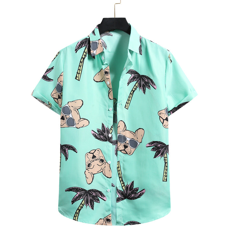 Hawaiian Style Casual Comfortable Fashion Short Sleeve