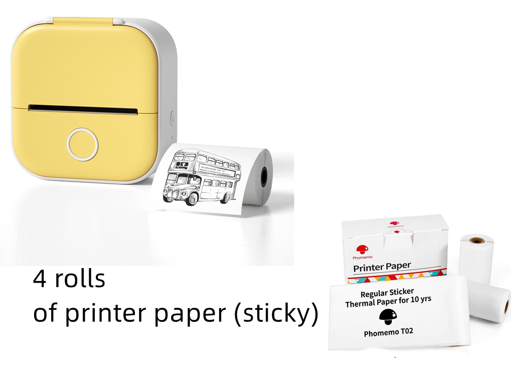 Mini Thermal Label Printer