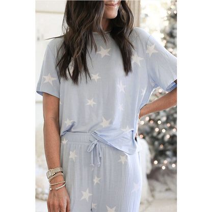 Short-sleeved Two-piece Pajamas