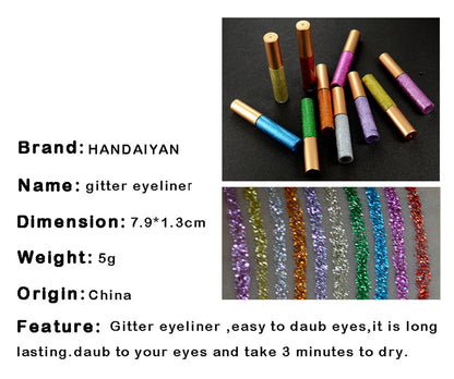 Glitter Liquid Eyeliner Pen 10 Colors