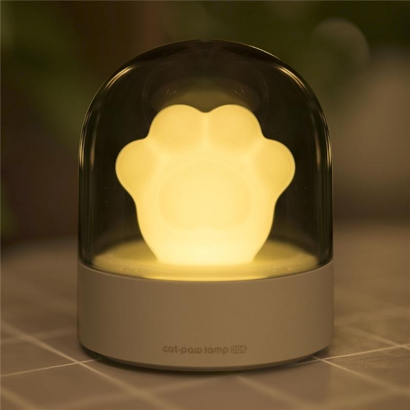 Cat Paw Light USB Charging Music Box Warm Musical Lamp Cats Paw Lamp