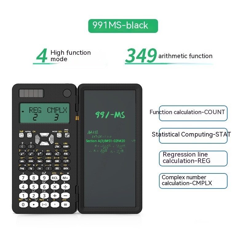 2 In 1 Foldable Scientific Calculator/Handwriting Tablet