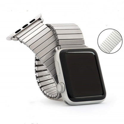 Stainless Steel Elastic Apple Watch Band