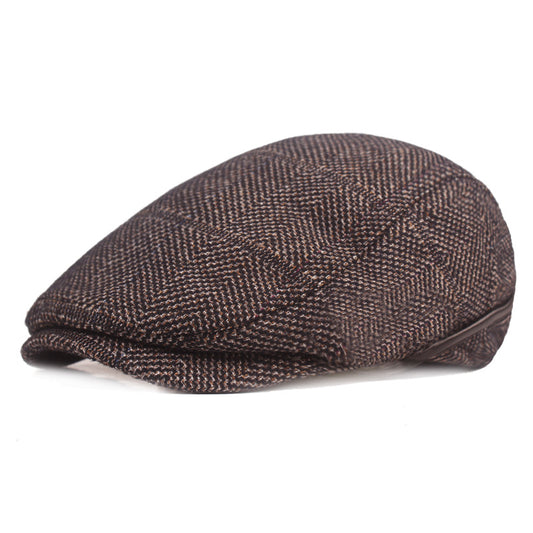 Cotton Ear Flaps Flat Cap