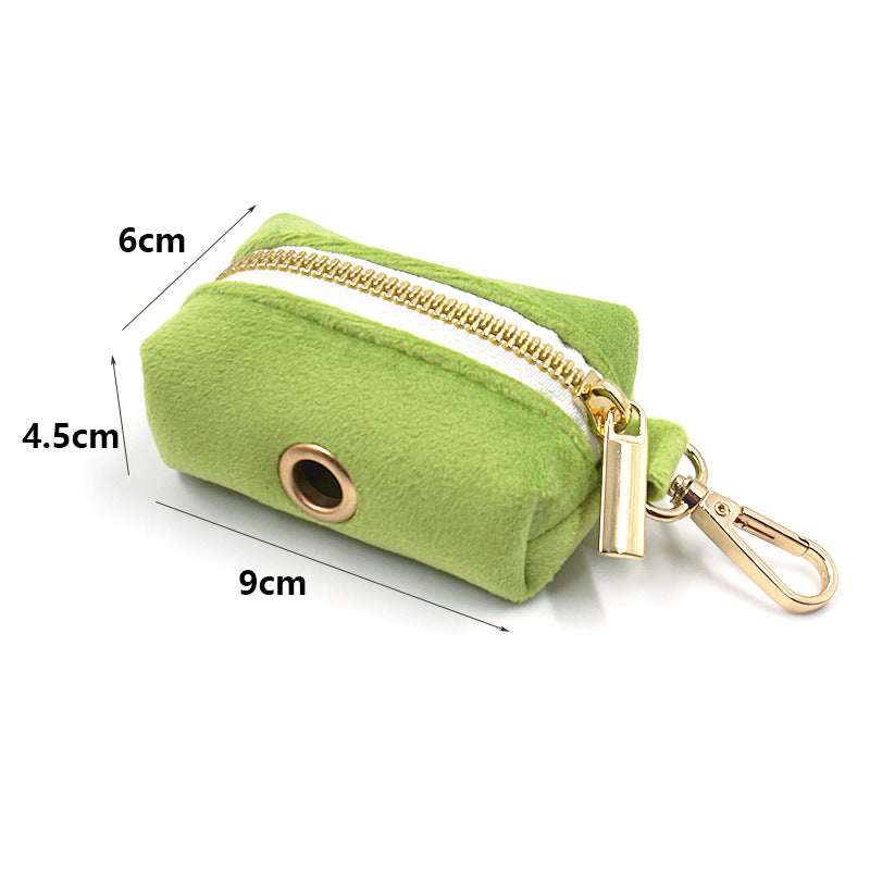 VelvetPaws Soft Velvet Pet Waste Poop Bag Dispenser