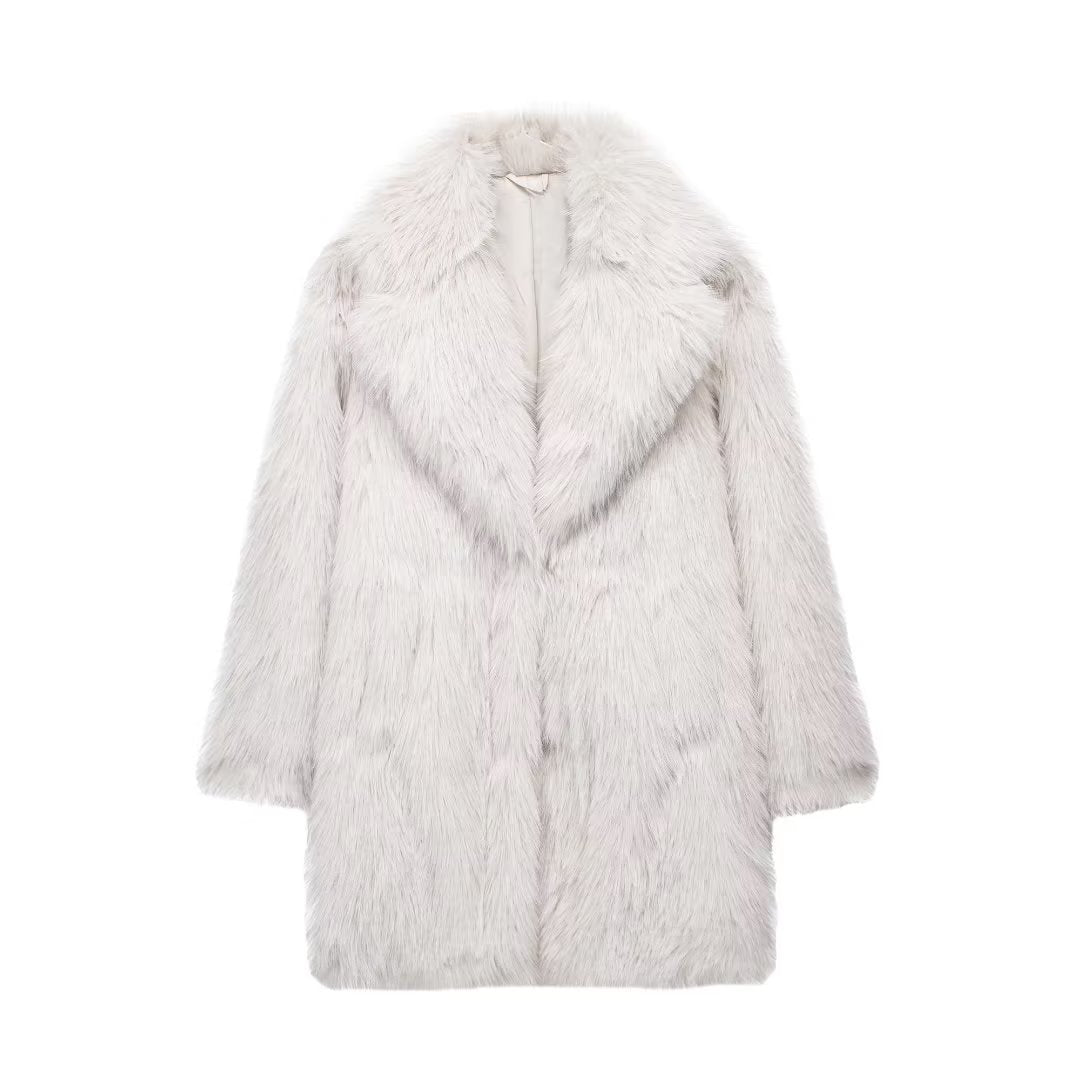 White Fur Coat