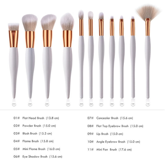 BrushCraft Pro Single Makeup Brush Set