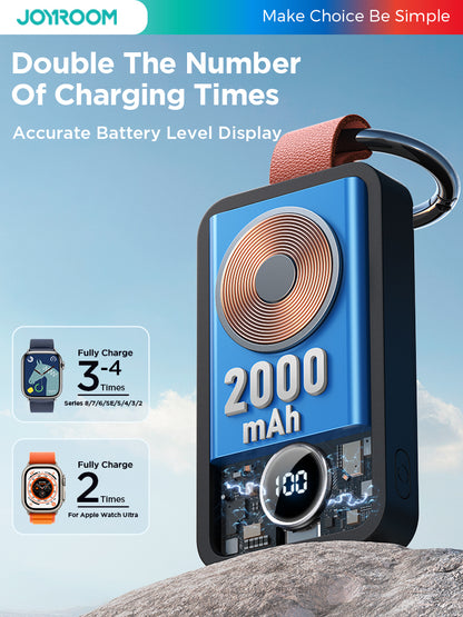 2000 MA Portable Watch Wireless Charger