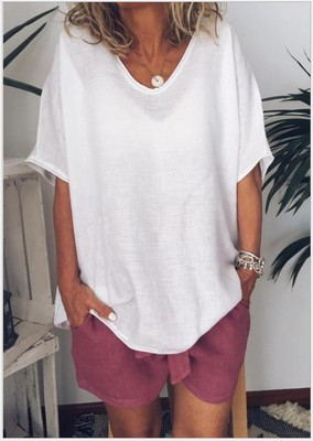 Loose Short Sleeve Summer Top