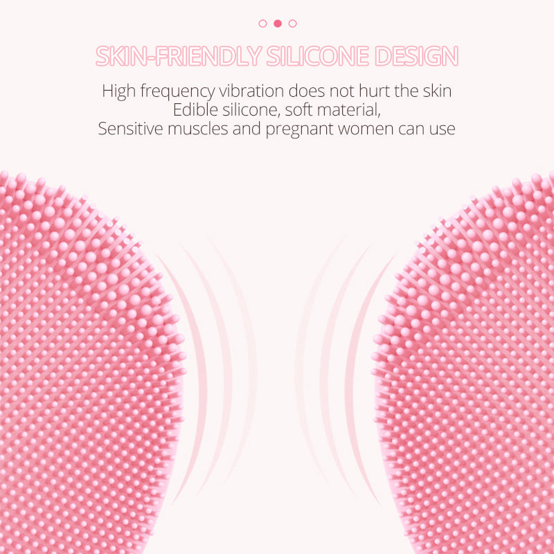 Silicone Ultrasonic Facial Brush