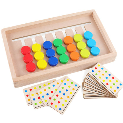 Wooden Seven-color Early Childhood Games Logic Thinking Educational Toys