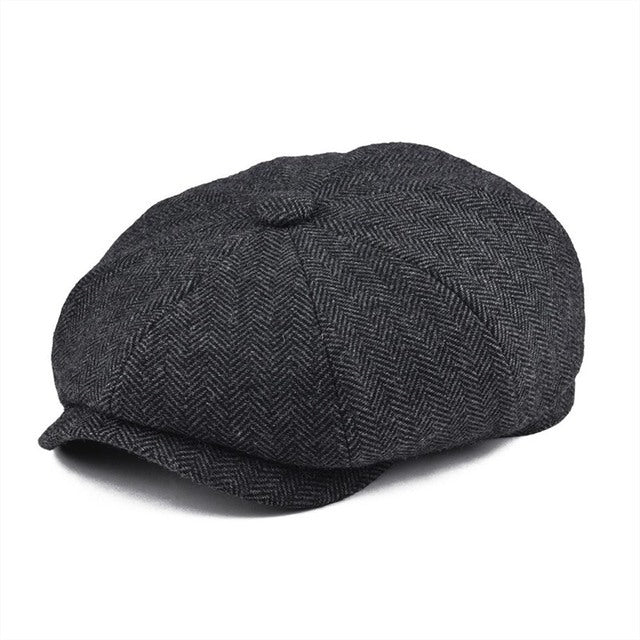 British Retro Peaky Blinder Octagonal Flat Cap